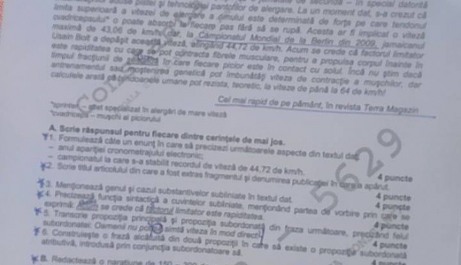 UPDATE / EVALUARE NAȚIONALĂ. Ce subiecte au avut elevii la limba română - 19369036155662523437099593585305-1497859312.jpg