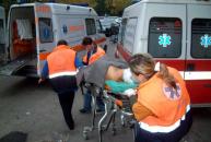 Foto : Patronul barului din comuna Ciobanu a fost t�iat cu sabia