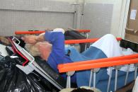 Foto : Boschetarii din jude�ul Constan�a au avut, pentru zilele geroase, un acoperi� deasupra capului