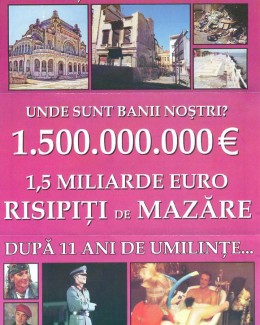 Foto : 15.000 de const�n�eni au semnat pentru demiterea primarului