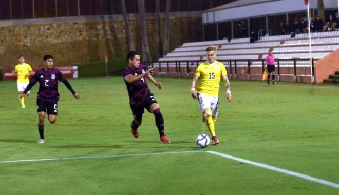 Fotbal / România U21, învinsă (scor 1-3) de Mexic U21, în amicalul de la Marbella