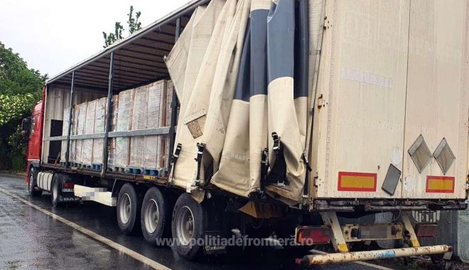 EVAZIUNE FISCALĂ, în atenția Gărzii de Coastă. Un camion cu pungi biodegradabile, confiscat!