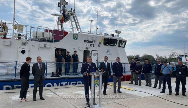 GALERIE FOTO. Conducerea FRONTEX, în vizită la Grupul de Nave Mangalia