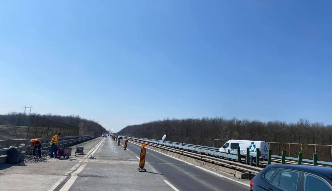 Atenție, șoferi! Se reiau lucrările de reparații pe Autostrada A2