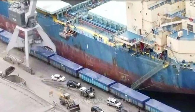 VIDEO / FLAGRANT ÎN PORTUL CONSTANȚA pentru prinderea contrabandiștilor de țigări