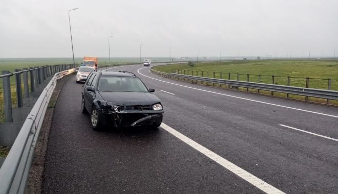 ACCIDENT PE AUTOSTRADA SOARELUI! Benzile de urgență au fost BLOCATE pentru o oră!