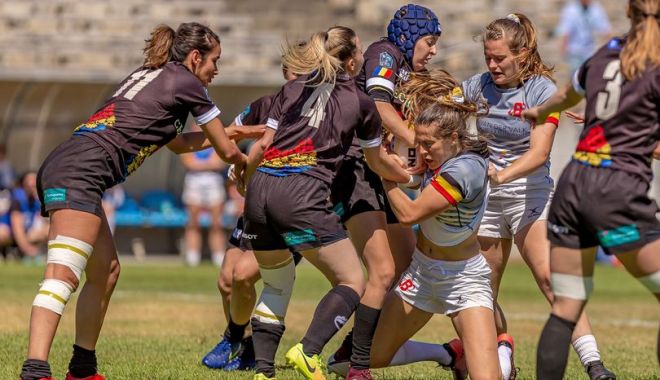 Rugby / Naţionala feminină de rugby în 7, înfrângeri pe linie în turneul de la Lisabona