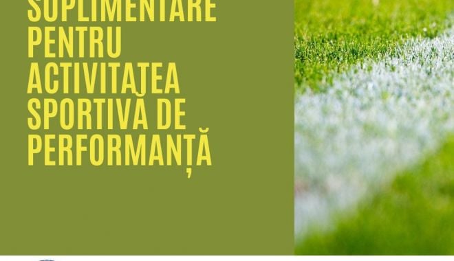 Ministerul Tineretului și Sportului suplimentează sumele destinate activității sportive de performanță