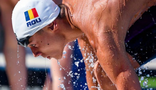 Nataţie / David Popovici, medaliat cu aur în proba de 200 m liber, la Europenele de juniori