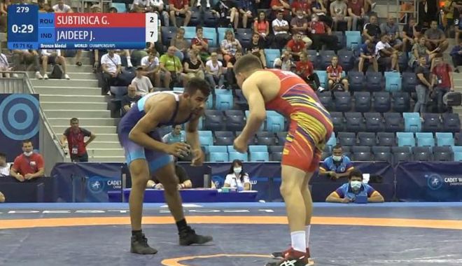 Lupte / Gigi Marian Subțirică a ratat bronzul, la Mondialele cadeţilor