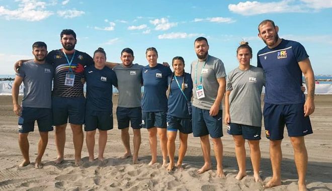 Lupte pe plajă / Constănţeanul Vlad Caraş, la Beach Wrestling World Series