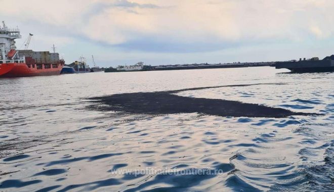 POLUARE în bazinul Portului Constanța. Garda de Coastă face verificări