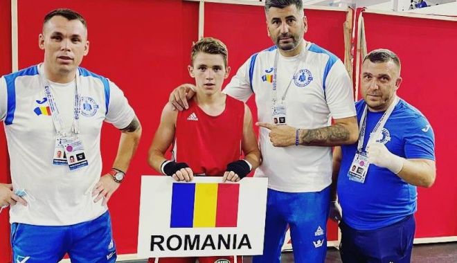 Box / Bogdan Trifu a adus prima medalie la CE de cadeţi Sarajevo 2021