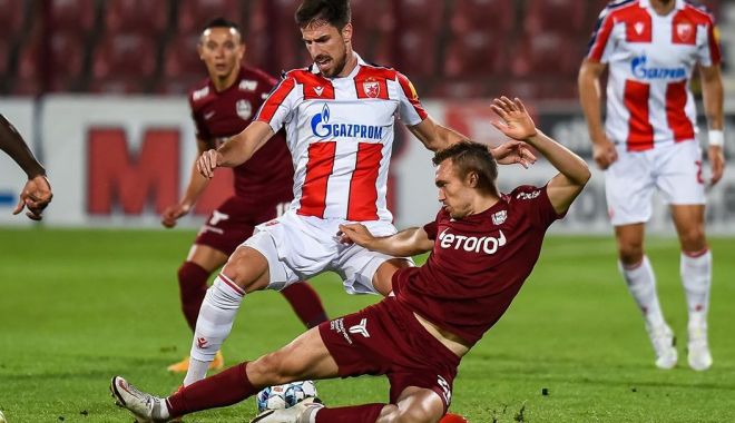Fotbal / CFR Cluj, eliminată din Europa League. O repriză secundă de coşmar cu Steaua Roşie