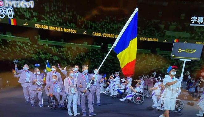 Olimpism / Tabita Vulturar și Alex Bologa, purtătorii de drapel la Ceremonia de deschidere a Jocurilor Paralimpice