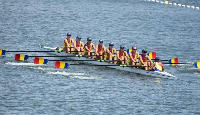Canotaj / Barca feminină de 8+1 a României, record omologat de Guinness World
