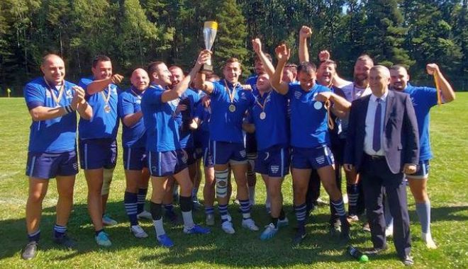 Rugby / Știința Petroșani, noua campioană a României la rugby în 7