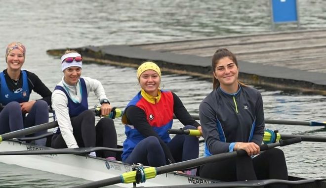 Canotori constănţeni, medaliaţi cu aur şi argint la Europenele de juniori la Munchen