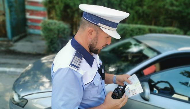 Acțiune a polițiștilor rutieri în stațiunea Eforie Sud
