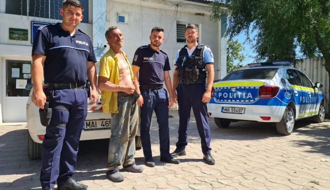 Bărbat cu probleme medicale, dat DISPĂRUT, găsit în câteva ore de polițiștii din Topraisar