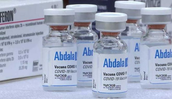 Vaccinul-candidat cubanez împotriva Covid-19 Abdala are o eficienţă de 92,28%, administrat în trei doze