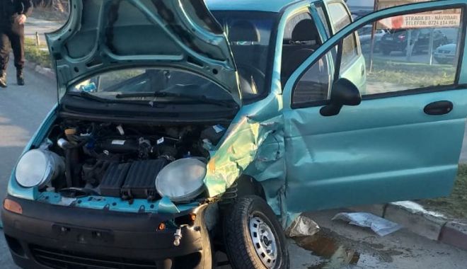 Accident grav, în Năvodari. Un bărbat, transportat la Spitalul Judeţean