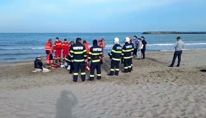 UPDATE. Alertă pe plajă. O persoană, în pericol de înec, pe plaja din 2 Mai