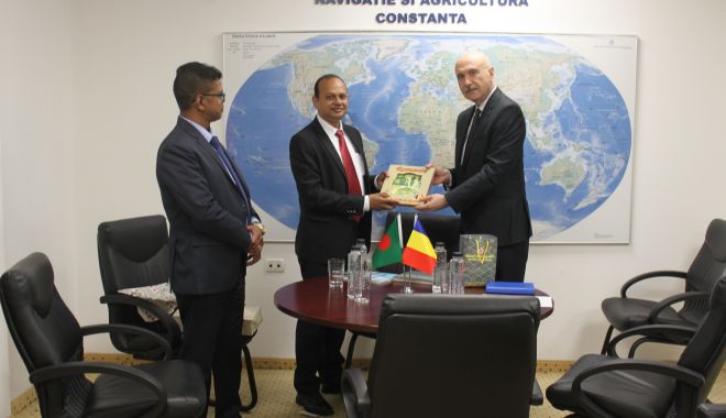 Ambasadorul Republicii Bangladesh în România, în vizită la CCINA Constanța
