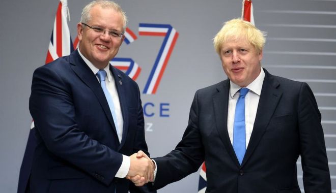 Australia şi Marea Britanie au semnat un acord de liber schimb post-Brexit