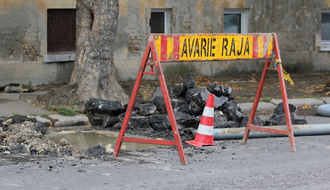AVARIE RAJA. O parte din zona Soveja şi cartierul Anadalchioi au rămas fără apă rece