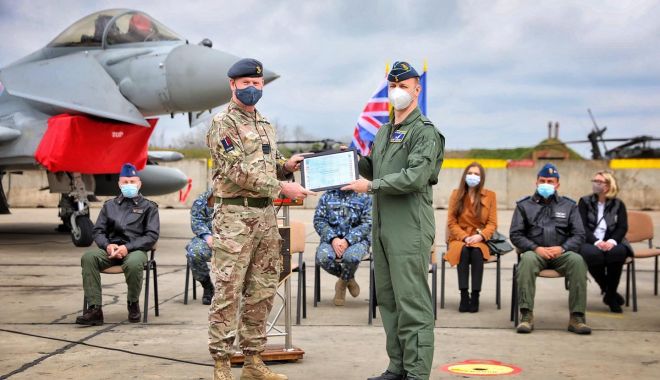 Detașamentul britanic a preluat frâiele Poliției Aeriene la Mihail Kogălniceanu