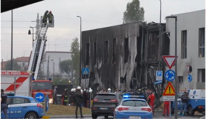 LIVE: Un avion românesc s-a prăbuşit lângă Milano, şase oameni au murit