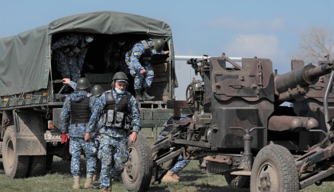 Exercițiu tactic, cu trageri reale, pe timp de noapte, în Poligonul Capu Midia