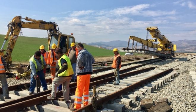CFR SA a revitalizat 35 de kilometri de cale ferată