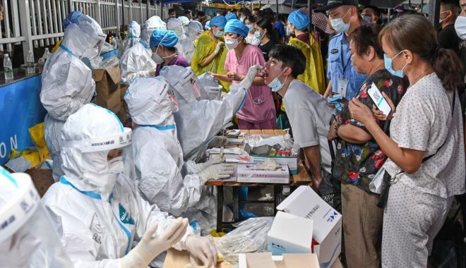 China a anunţat cel mai mare număr de cazuri zilnice de COVID-19