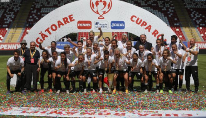 Fotbal feminin / U Olimpia Cluj a cucerit Cupa României pentru a șaptea oară în istorie