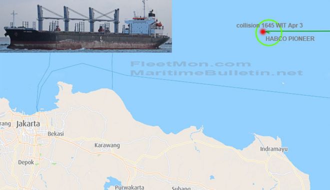 Coliziune navală - un vas de pescuit s-a scufundat, iar 17 marinari au dispărut