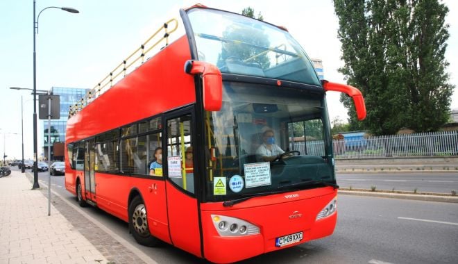 CT BUS. Autobuzele etajate circulă deviat, în week-end