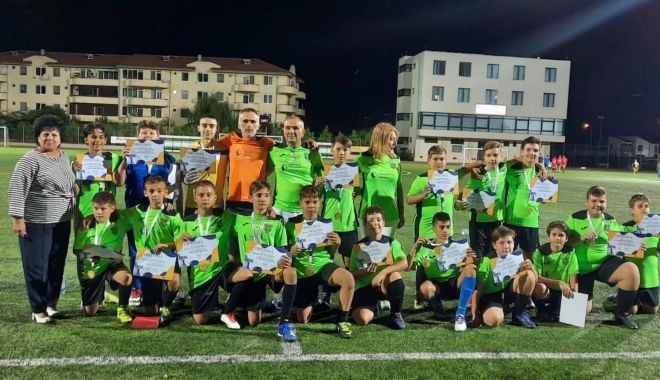 Turneu de fotbal pentru copii, desfăşurat la Cumpăna