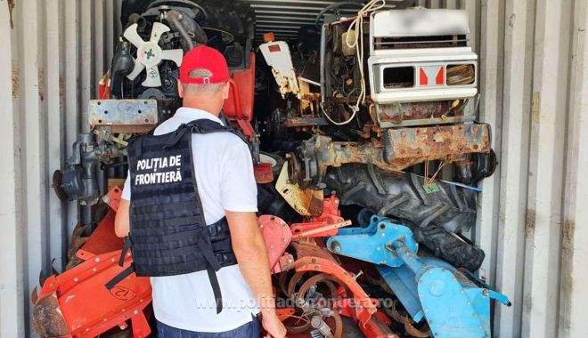 Container cu dispozitive agricole, înregistrate ca fiind deșeuri, descoperit în Portul Constanţa Sud Agigea