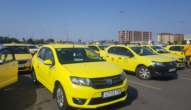 VIDEO. TAXIMETRIȘTII ÎN PROTEST, PE STRĂZILE CONSTANȚEI!