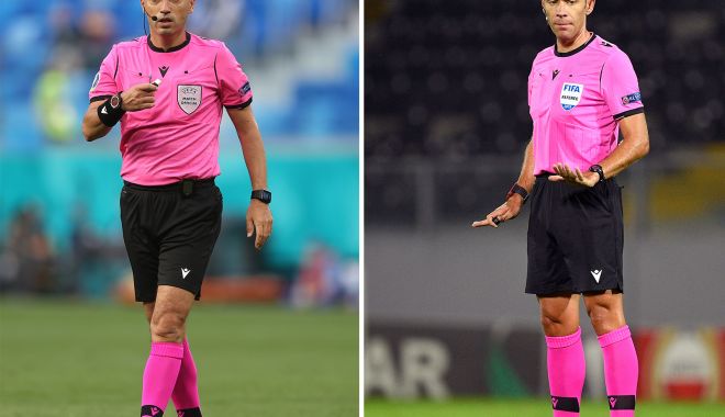 Fotbal / Arbitrii români Ovidiu Hațegan și Radu Petrescu, delegați în cupele europene