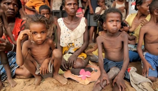 Foametea din Madagascar, cauzată de schimbările climatice