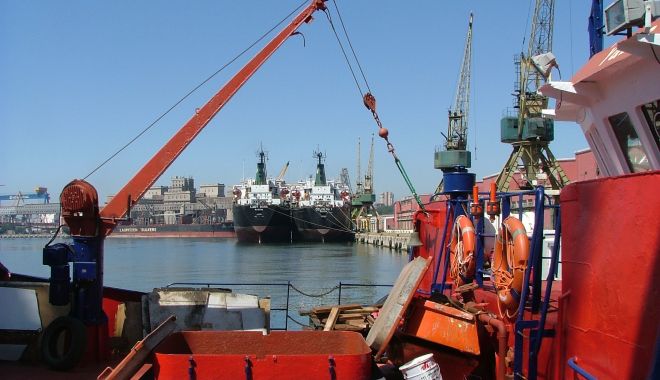 Traficul de mărfuri din porturile maritime românești este în ușoară creștere