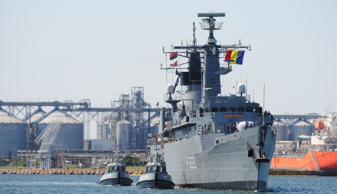 GALERIE FOTO. Fregata „Regina Maria” s-a întors acasă acasă, după misiunea NATO din Marea Neagră