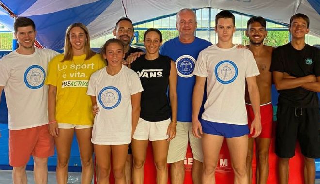 Trambulina începe să prindă rădăcini. Mircea Brânzea, specializare în Italia