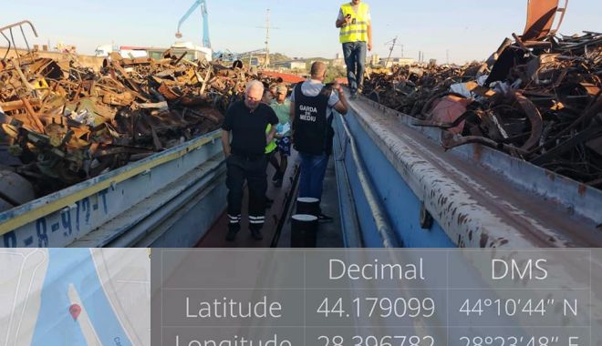 Tone de deşeuri, oprite la intrarea în România de comisarii Gărzii de Mediu Constanţa