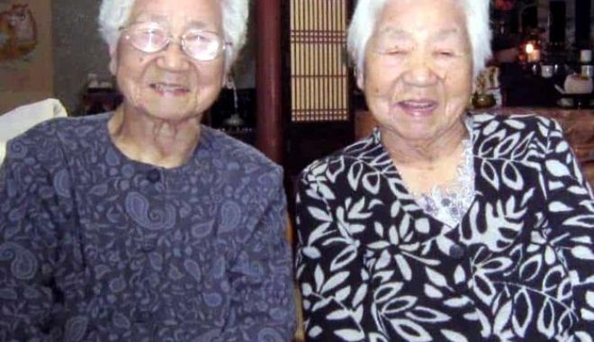 Două japoneze de 107 ani au stabilit un nou record pentru cei mai în vârstă gemeni identifici din lume