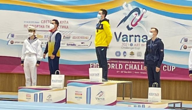 Gimnastică / Marian Drăgulescu, medaliat cu argint la Cupa Mondială de la Varna