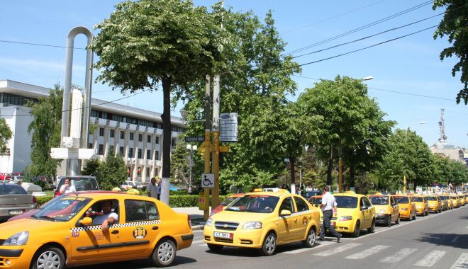 PROTEST DE AMPLOARE. Constanța va fi împânzită de TAXIURI, vineri. Iată TRASEUL taximetriștilor!